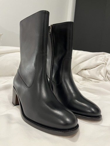 靴 A.P.C. Vintage Black Leather Boots 41 $_12.JPG?set_id=880000500F