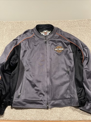 値下げ Harley-Davidson ブラックジャケットサマーメッシュ Zephyrメッシュジャケット/着脱可能ライナー付 -ハーレー