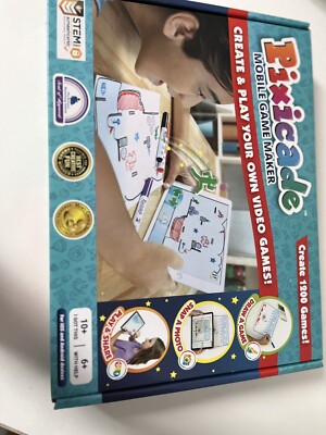 Pixicade Mobile Game Maker Create Your Own Video Games With Books & Markers NEW