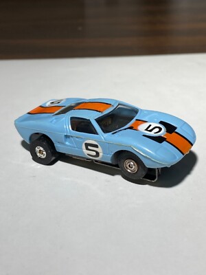 Vintage Aurora TJet Ford GT Tuff Ones #1472 HO Scale Slot Car $1.00