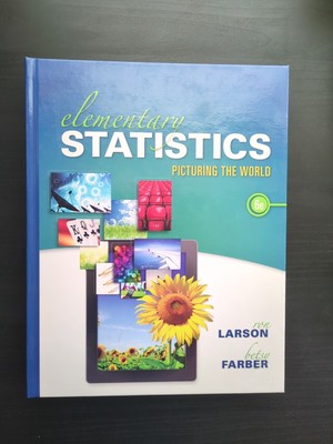 Brand New-ELEMENTARY STATISTICS: PICTURING THE WORLD By Larson - Hardcover & CD