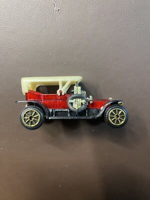 Rolls Royce No. 302 Silver Ghost 1906 Model Red w/ Cream Top 1:77 Hong Kong
