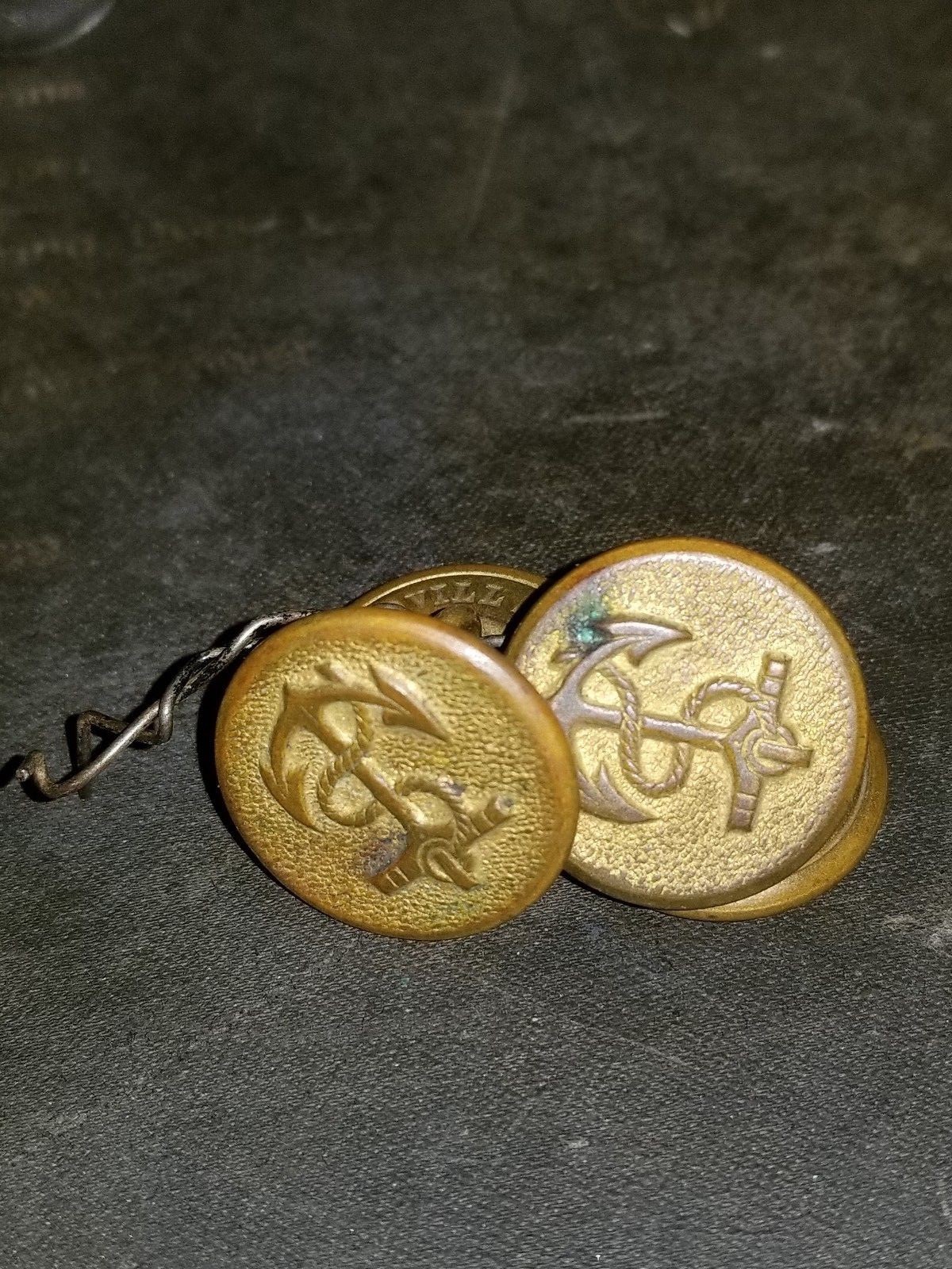 Antique US Navy Uniform Buttons