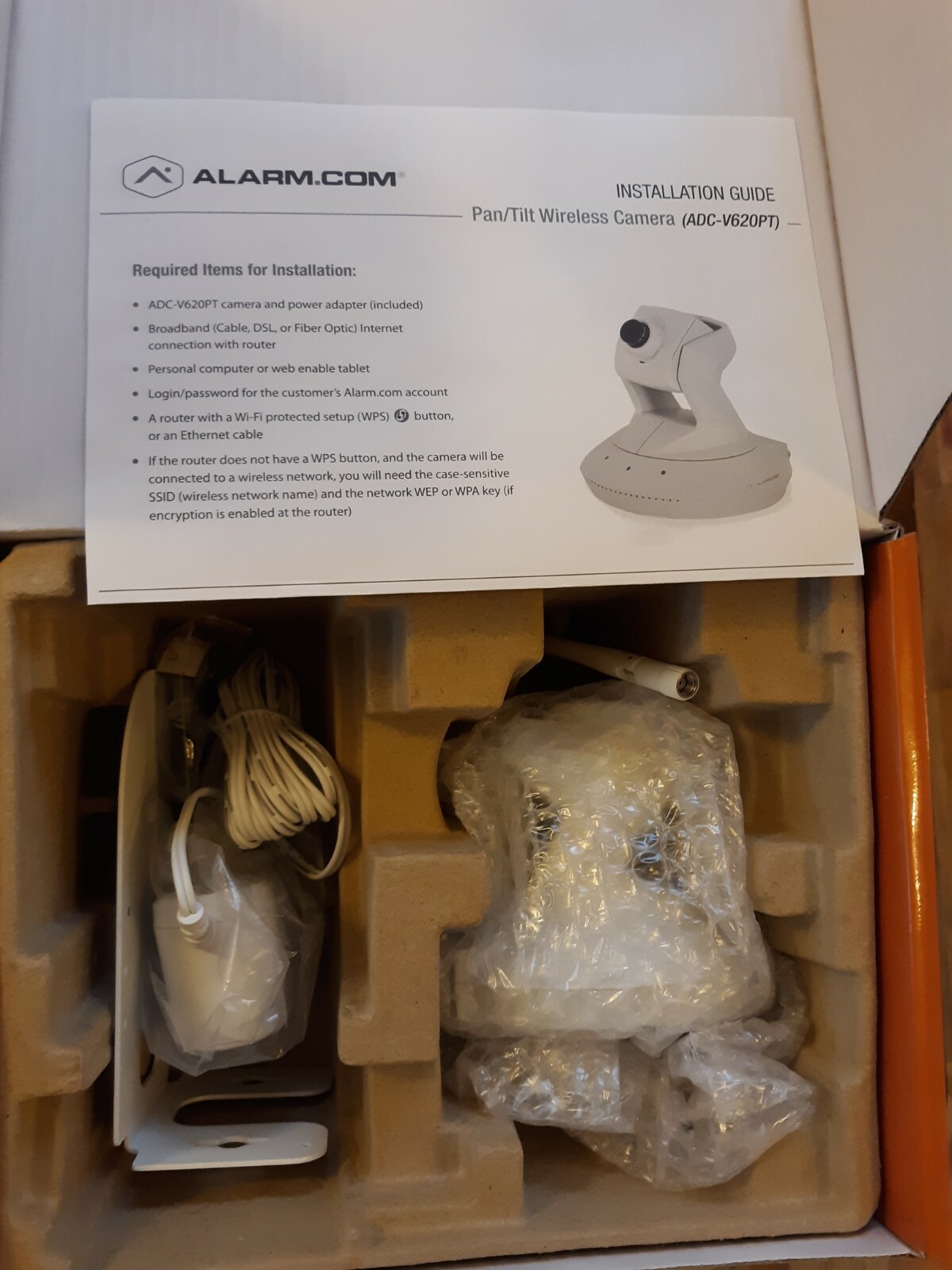 Alarm.com ADC-V620PT Wireless IP Indoor Pan/Tilt Camera