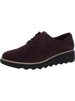 

КОЛЛЕКЦИЯ CLARKS Женские бордовые туфли на танкетке 1/2 дюйма на платформе Sharon Noel, Burgundy, 26136363