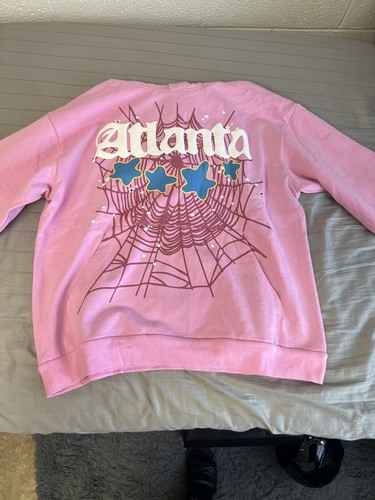 New Spider Worldwide× Sp5der ATLANTA PINK Hoodie L | eBay