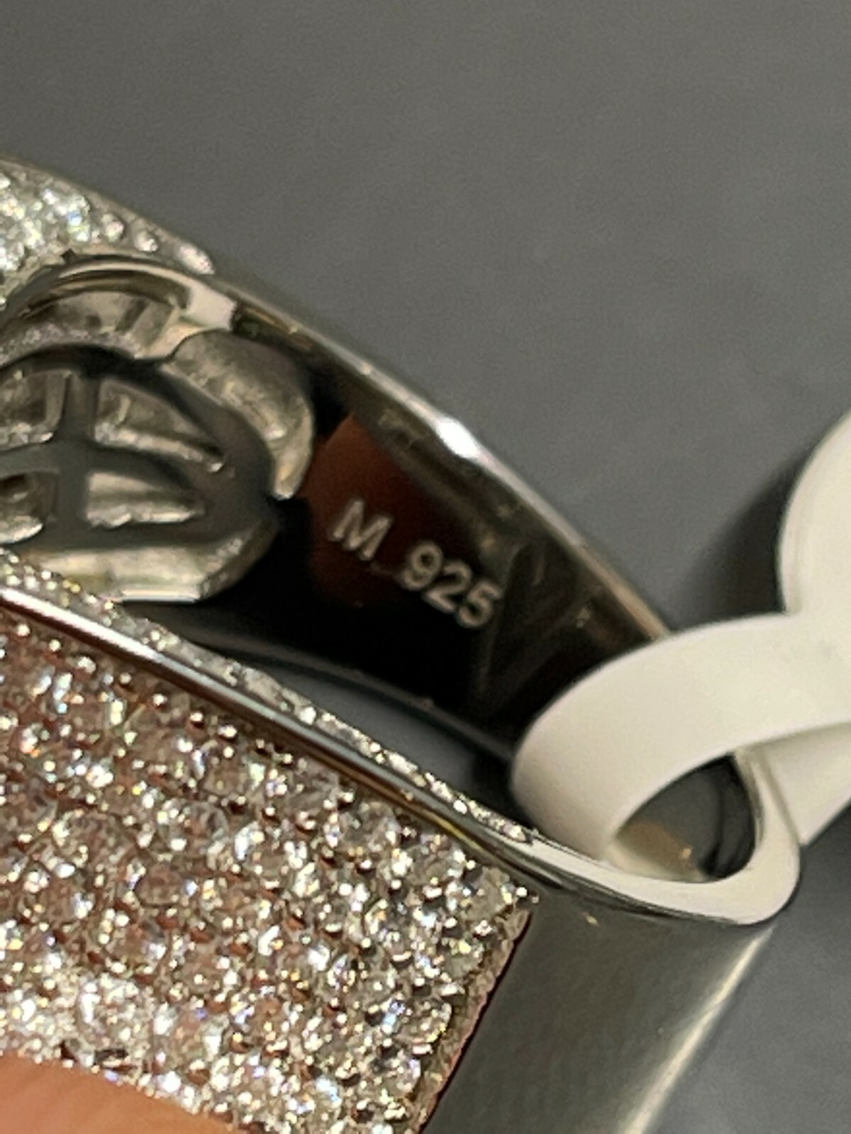 Pre-owned Silver Hip Hop Solid 925  / Gold Plated Iced Pinky Star Ring Moissanite Pass Test