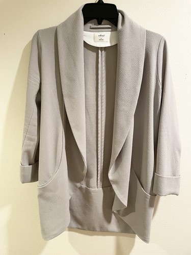 Aritzia Wilfred Chevalier Jacket Lightweight Open Front Blazer Size 0