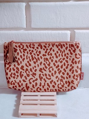 IPSY CHEETAH PRINT COSMETIC BAG