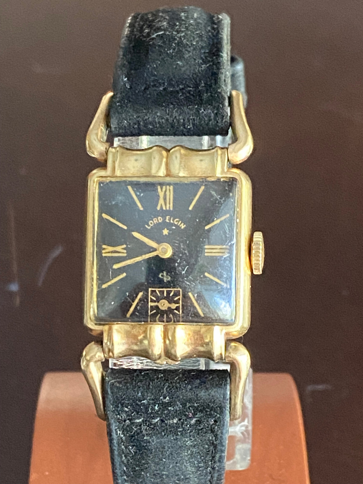 ヴィンテージ ELGIN (LORD ELGIN) 21石アメリカ製手巻き レクタン 