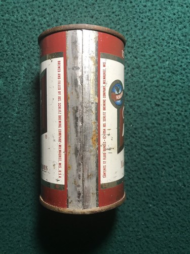 Schlitz 1957 flat top beer can
