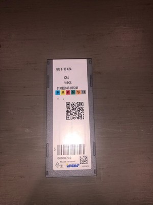 ISCAR CARBIDE INSERTS GTL 8D IC54 QUANTITY 8