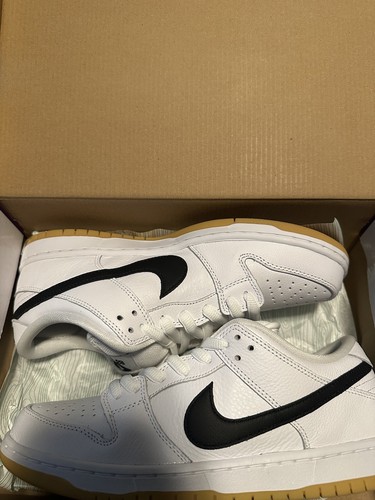 Size 10.5 - Nike SB Dunk Low White Gum | eBay