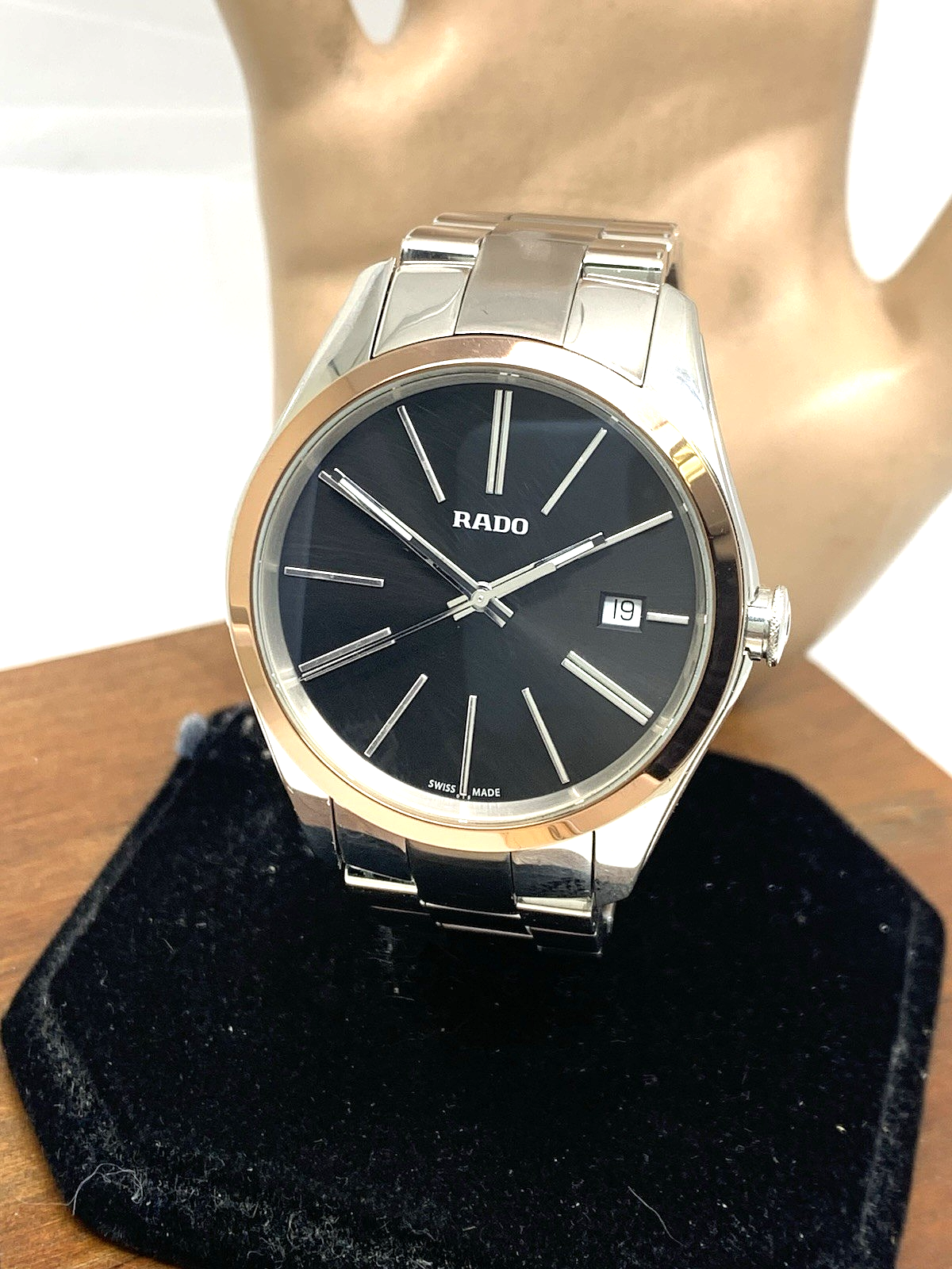 Rado Men's Watch R32184163 Hyperchrome Swiss Quartz Black Dial