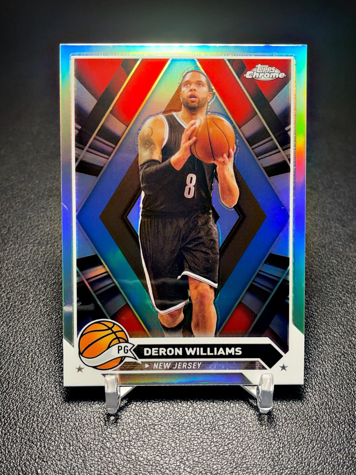 2023-24 Topps Chrome Basketball Deron Williams #9 Refractor