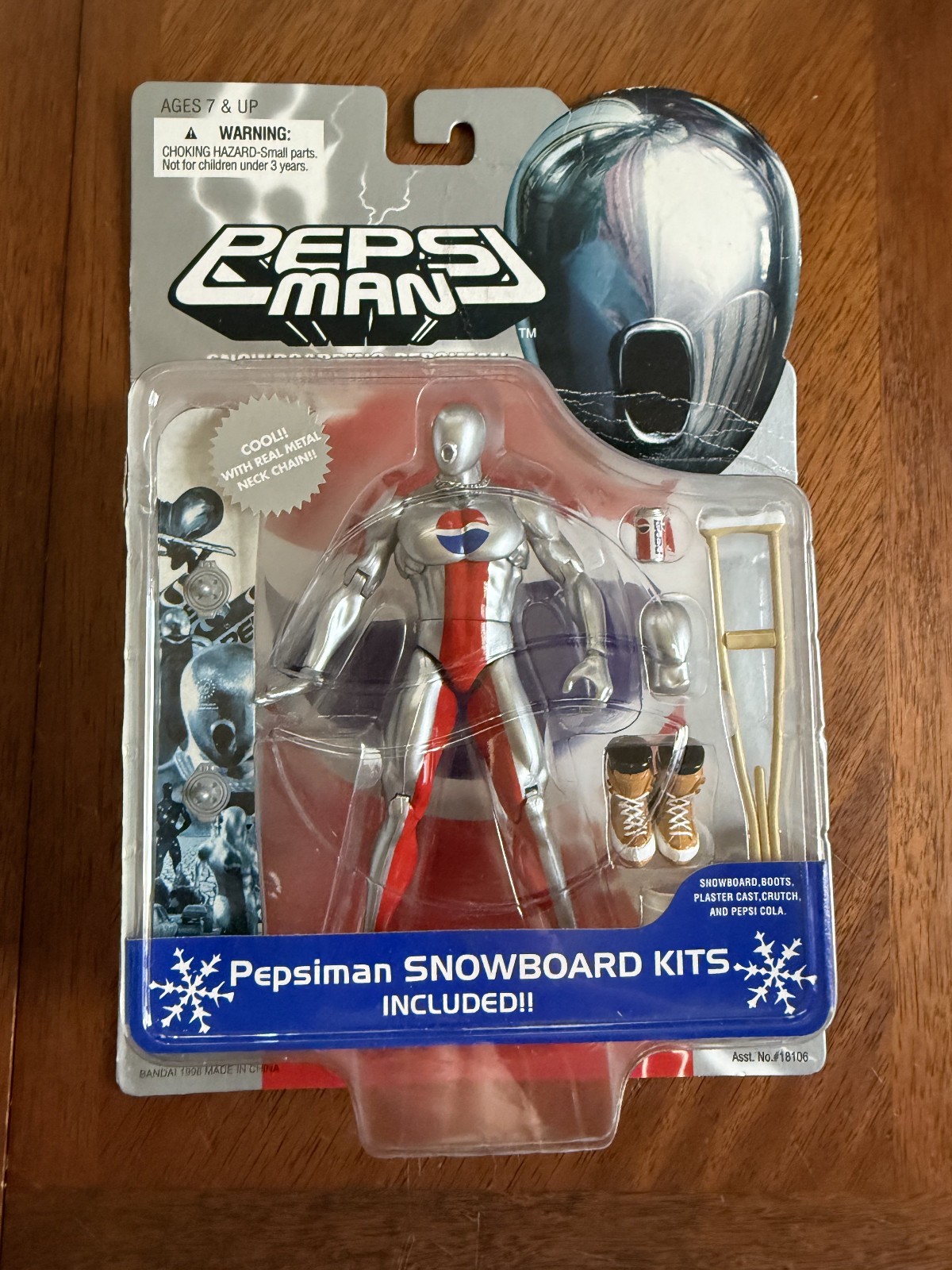 PEPSIMAN フィギュア アクション PEPSIMAN Red Snowboarding Ultra Free Pose Action Figure Red Pepsi