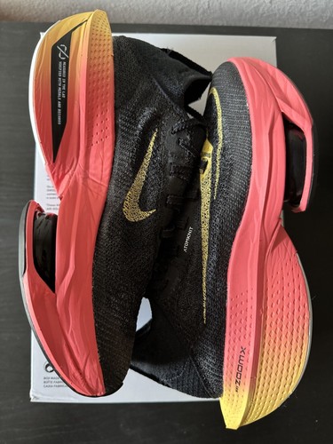 Pre-owned Nike Air Zoom Alphafly Next% 2 ‘black Sea Coral' Dn3559-001 Women's 8.5 No-lid