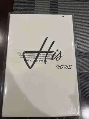 New his and her Wedding vow booklets/notebooks