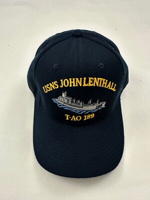 New The Corps USNS John Lenthall T-AO 189 Blue Baseball Cap Hat One Size
