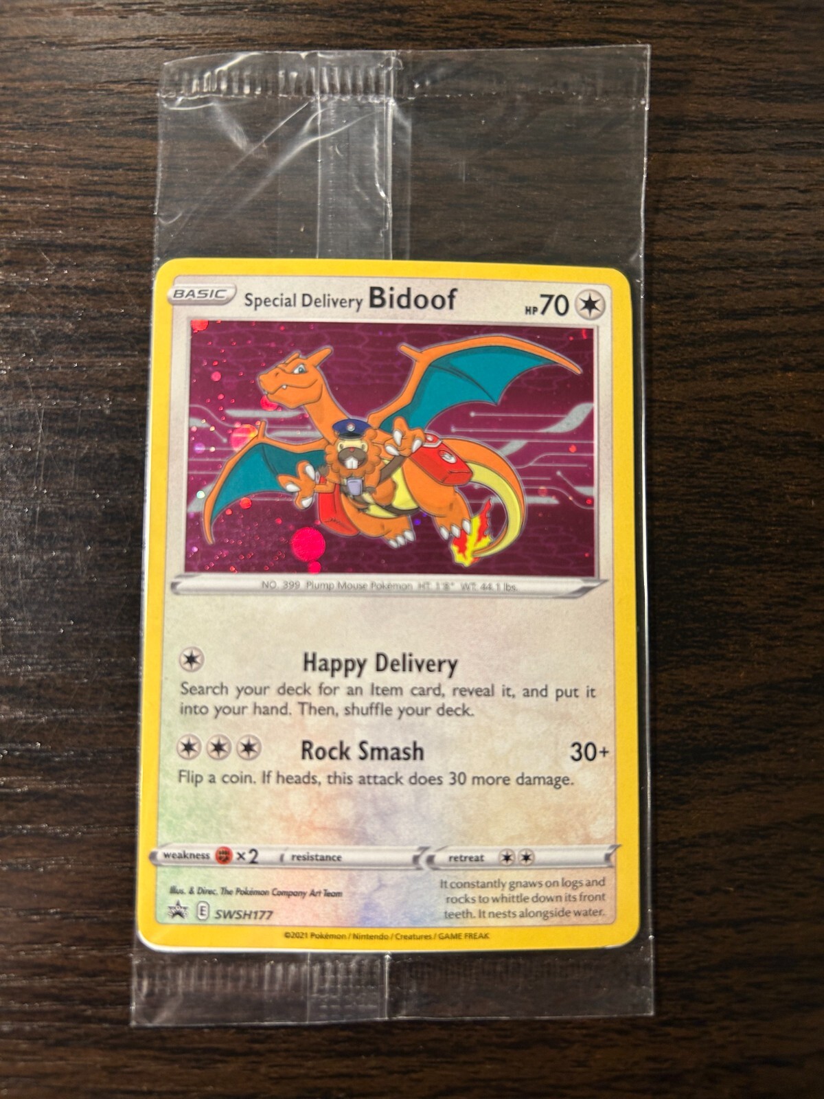 Special Delivery Bidoof - SWSH177 - Pokemon Promo SEALED
