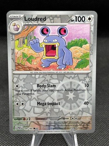 Loudred - 149/182 - Paradox Rift - Reverse Holo Near Mint