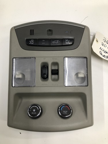 2007 2008 Nissan Quest Overhead Console Sunroof Slide Door
