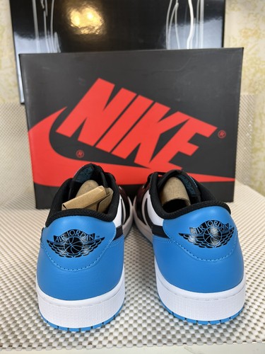 Pre-owned Jordan Air  1 Retro Low Og Unc Dark Powder Blue Cz0790-104 Men's Size 12.5 In Multicolor