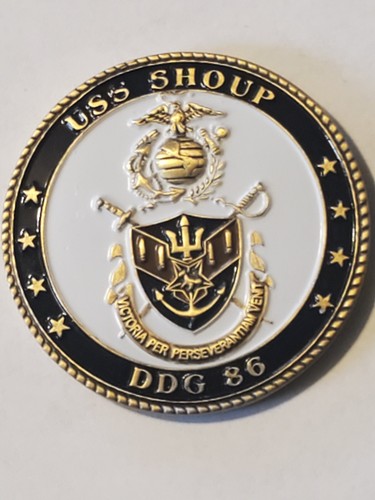 USS Shoup DDG 86 チャレンジコイン イージス艦 米軍 USS Shoup