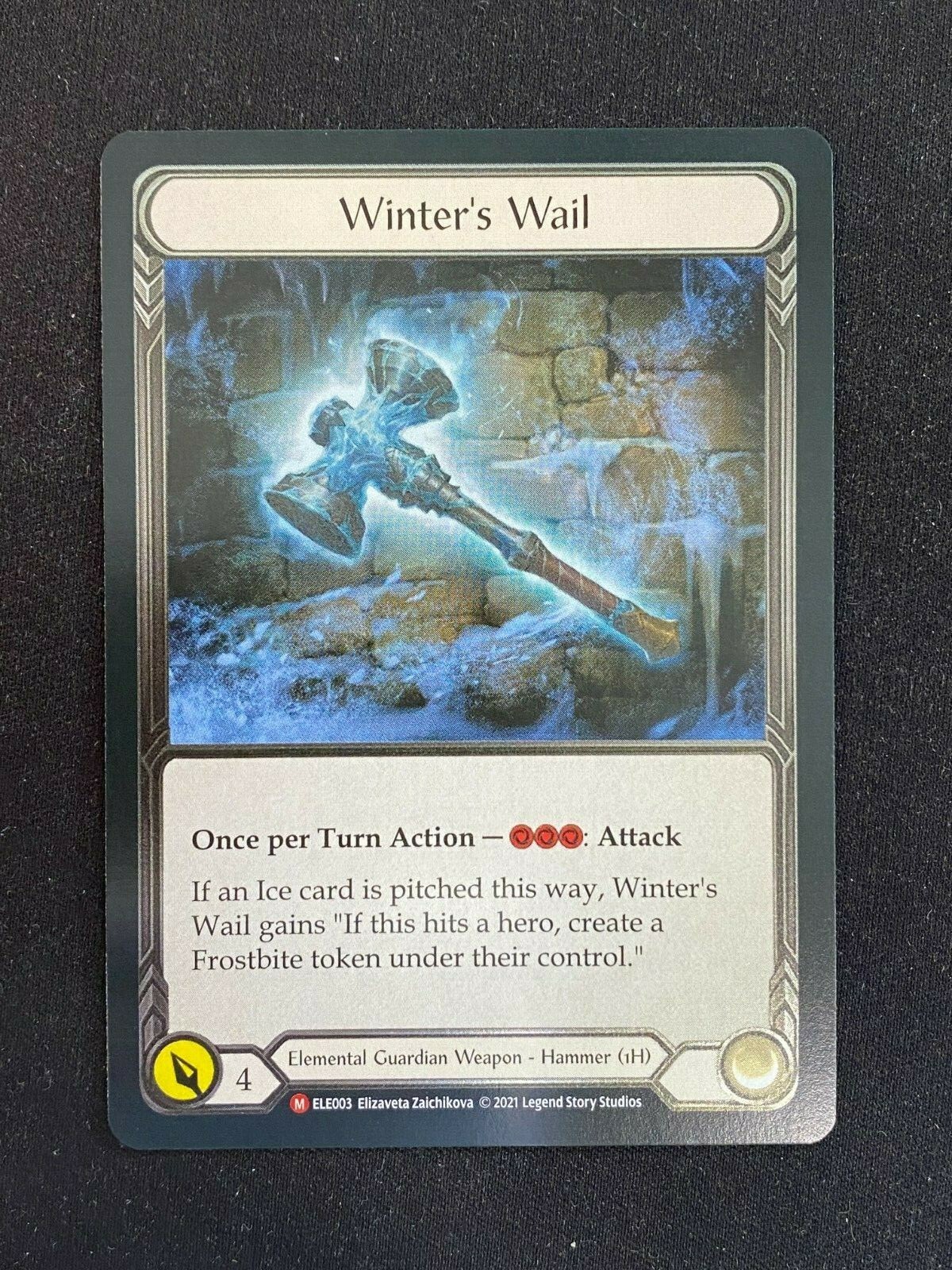 Winter's Wail (Cold Foil) 1st Edition - Flesh and Blood (NM