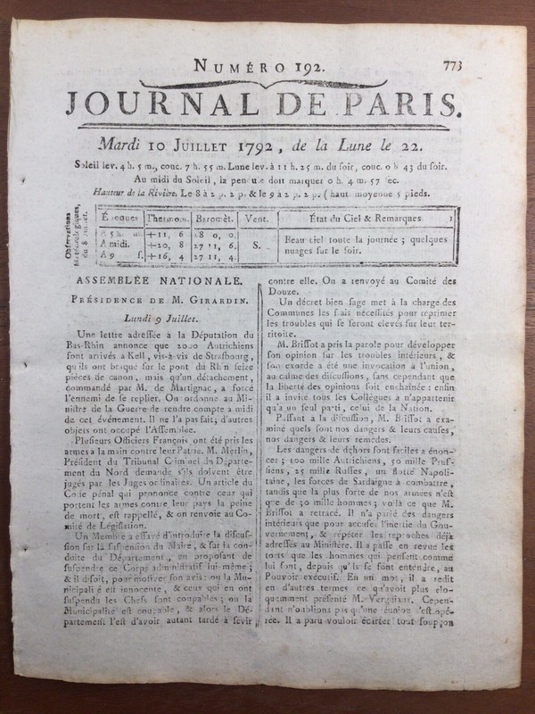 AndrÃ© ChÃ©Nier En 1792 Plobsheim Alsace Bas Rhin Drapeau Martignac Broglie Danton