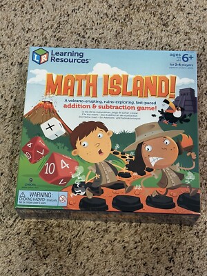 Learning Resources Math Island Game Elementary Math NEW