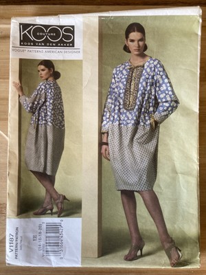 Vogue Sewing Pattern V1187 Koos Couture Dress 14-16-18-20 UNCUT 2010