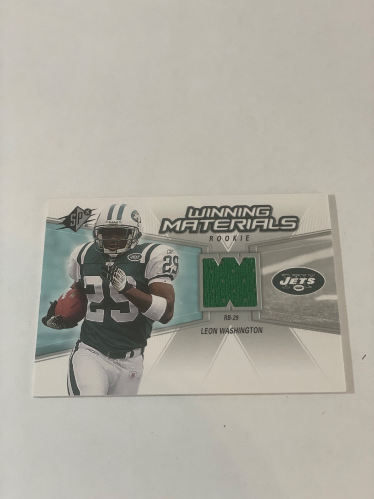 2006 SPx Winning Materials #WMR-WA Leon Washington Relic | eBay 2006 SPx Winning Materials #WMR-WA Leon Washington Relic | eBay
