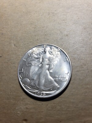 1938  WALKING LIBERTY HALF DOLLAR - 90% SILVER U.S.