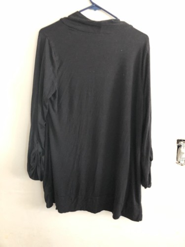 Women’s Motherhood Large Black Cardigan Sweater Open Maternity