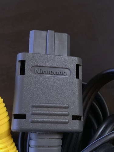SHIPS SAME DAY Nintendo 64 N64 AV Cable Cord OEM Official Nintendo Brand Tested