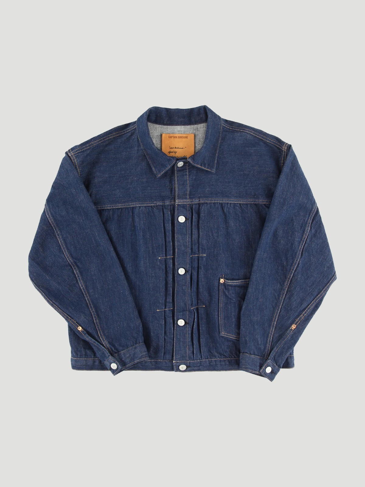 ASK availability First)KAPTAIN SUNSHINE Denim Tracker Jacket