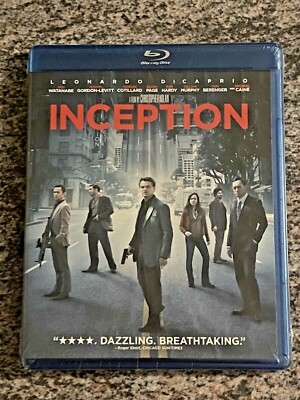Inception (Blu-ray, 2010 Leonardo DiCaprio Film) BRAND NEW / FACTORY SEALED