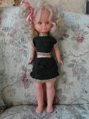 ANCIENNE POUPEE DOLL 60-70 (35cm)- ROBE FAMOSA MADE IN SPAIN