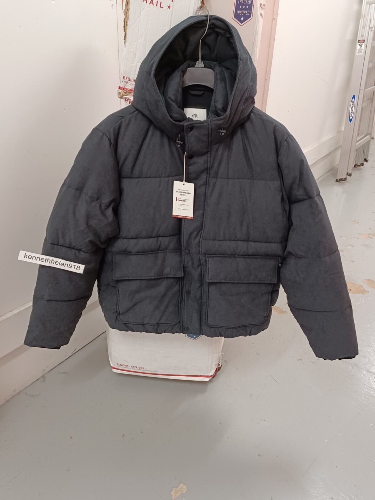 00’s MFG Multi pockets Hooded puffer JKT Ozark Trail Women's and Women's Plus Hooded Puffer Jacket