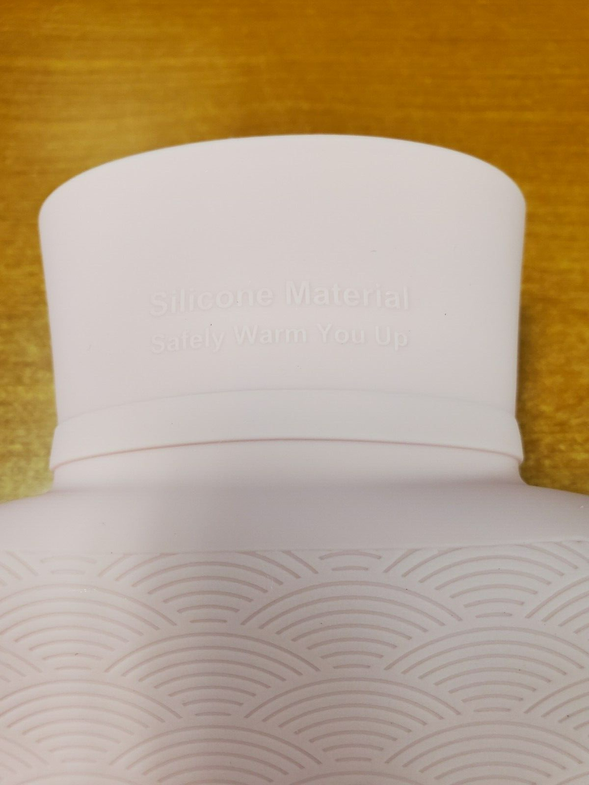 Silicone Hot Water Bottle + Cover 1 Liter Microwaveable BPA-Free *PINK* E2D