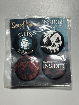 Sea of Thieves - Collectible Badge Pins - Insider E3 Xbox One NEW Rare