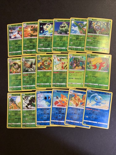 POKEMON - SHINING FATES - COMPLETE REVERSE HOLO Full Set