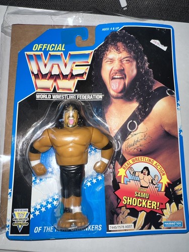 ヘッド•シュリンカーズ　サムー&ファトゥ　ハズブロ フィギュア WWF Vintage hasbro wwf/wwe the headshrinkers fatu & samu figures