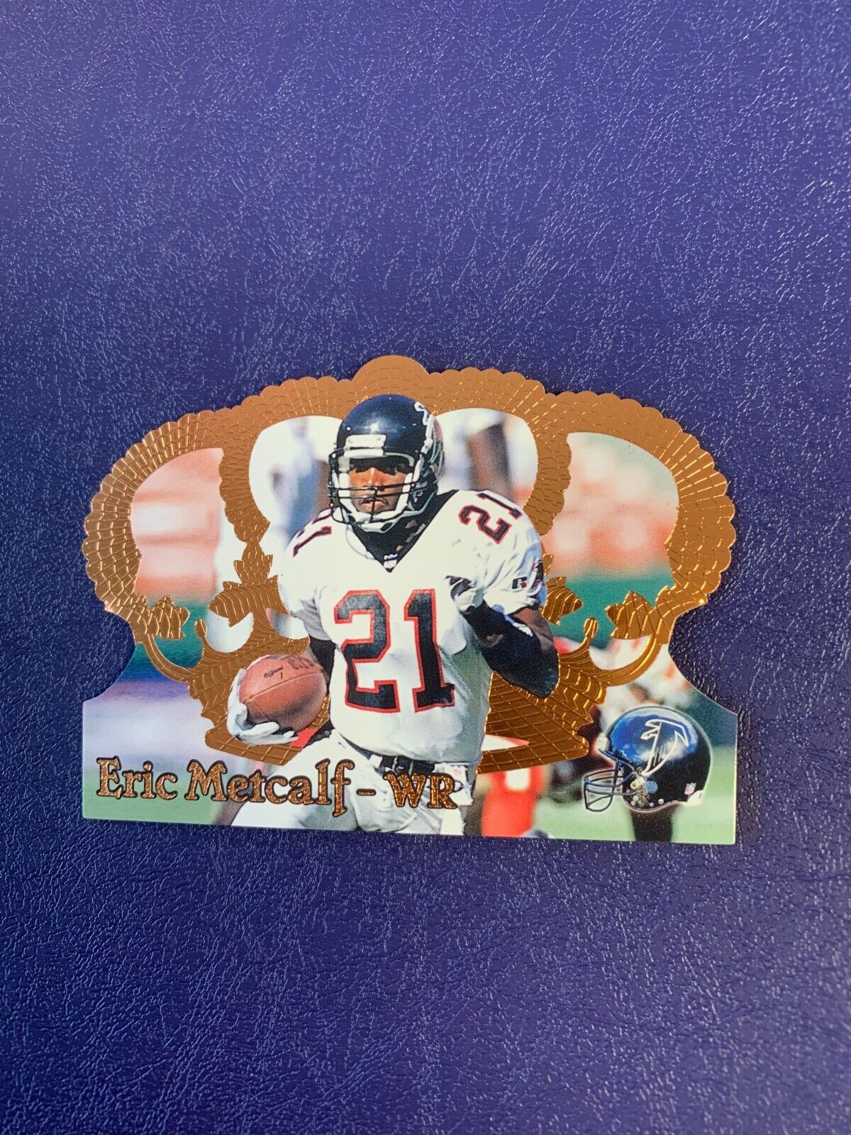 1995 Eric Metcalf, Atlanta Falcons, Signed, Autographed, Upper Deck Football Card, Card #24, 1995 Eric Metcalf, Atlanta Falcons, Signed, Autographed, Upper Deck Football Card, Card #24,