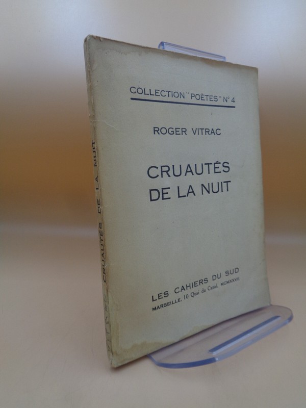 Roger Vitrac : CruautÃ©S De La Nuit Edition Originale Portrait Georges De Chirico
