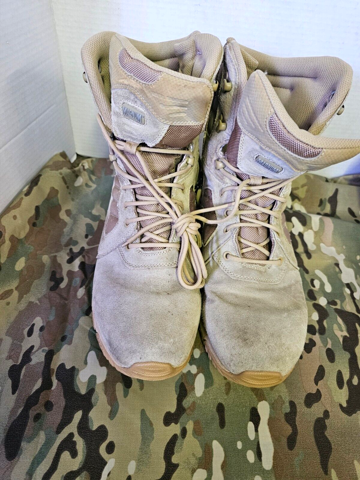 Mens  Waterproof Desert Tan Combat 8.0 Lynx Military Size 12