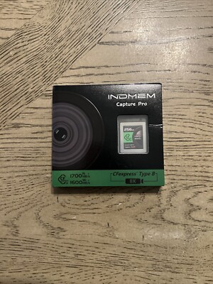 INDMEM 256GB Professional CFexpress Card Type B 8K CFE R:1700 MB/s Capture Pro
