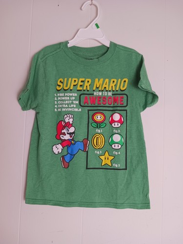 Aho&younger brother Game shirts Mサイズ Super Mario & Luigi Brothers Nintendo High Five Black T
