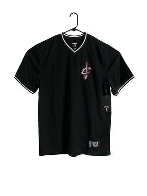 Cleveland Cavaliers Men s NBA UNK V-neck Jersey Shirt, Black Size XL